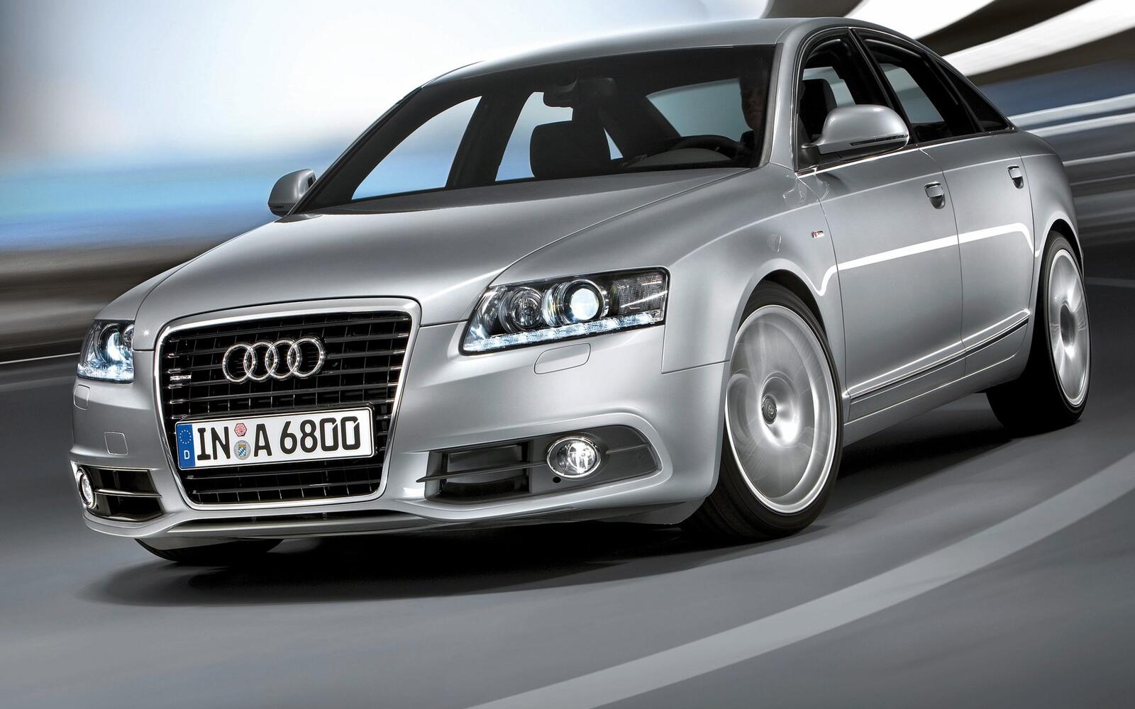 Wallpapers audi silvery grille on the desktop