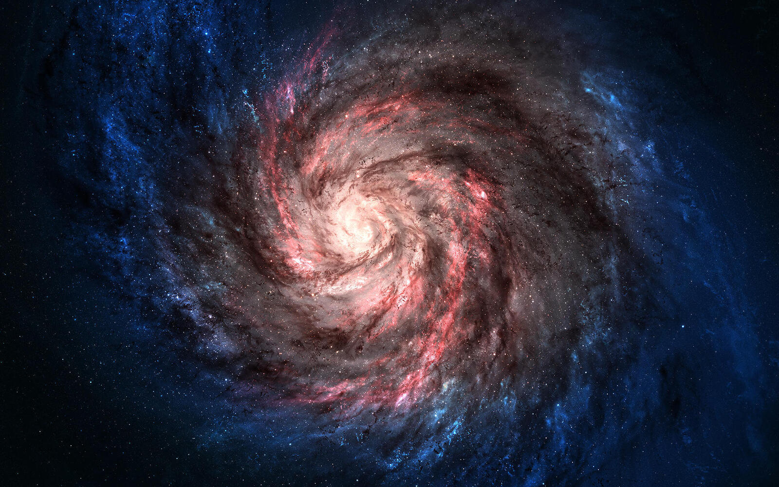 Wallpapers space the universe swirling on the desktop