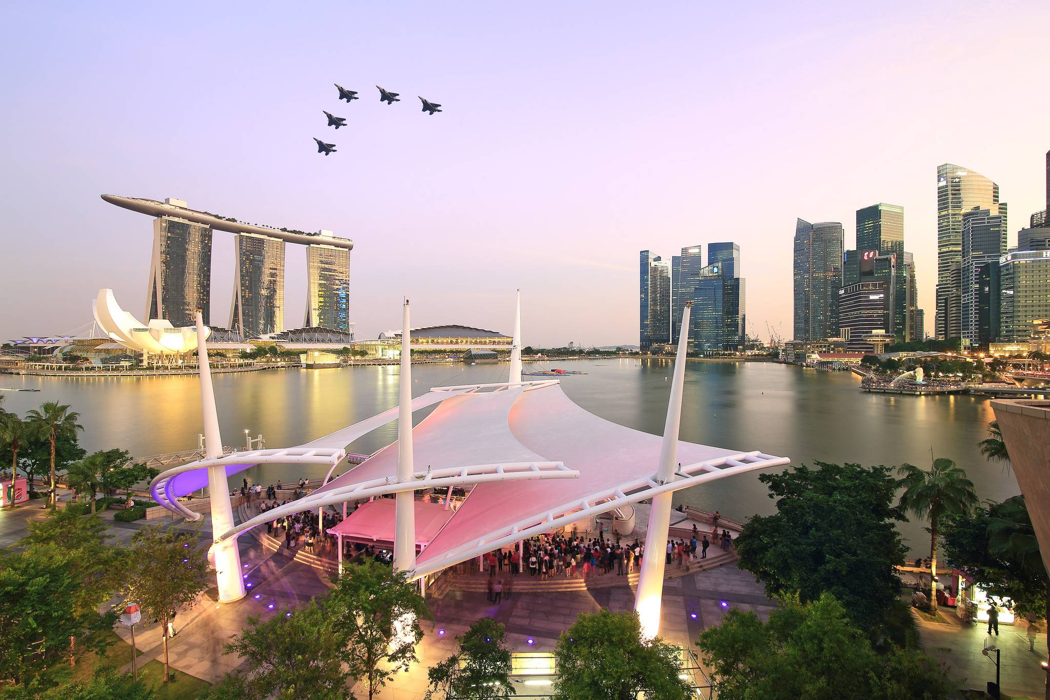 Обои Сингапур дома небоскребы на рабочий стол