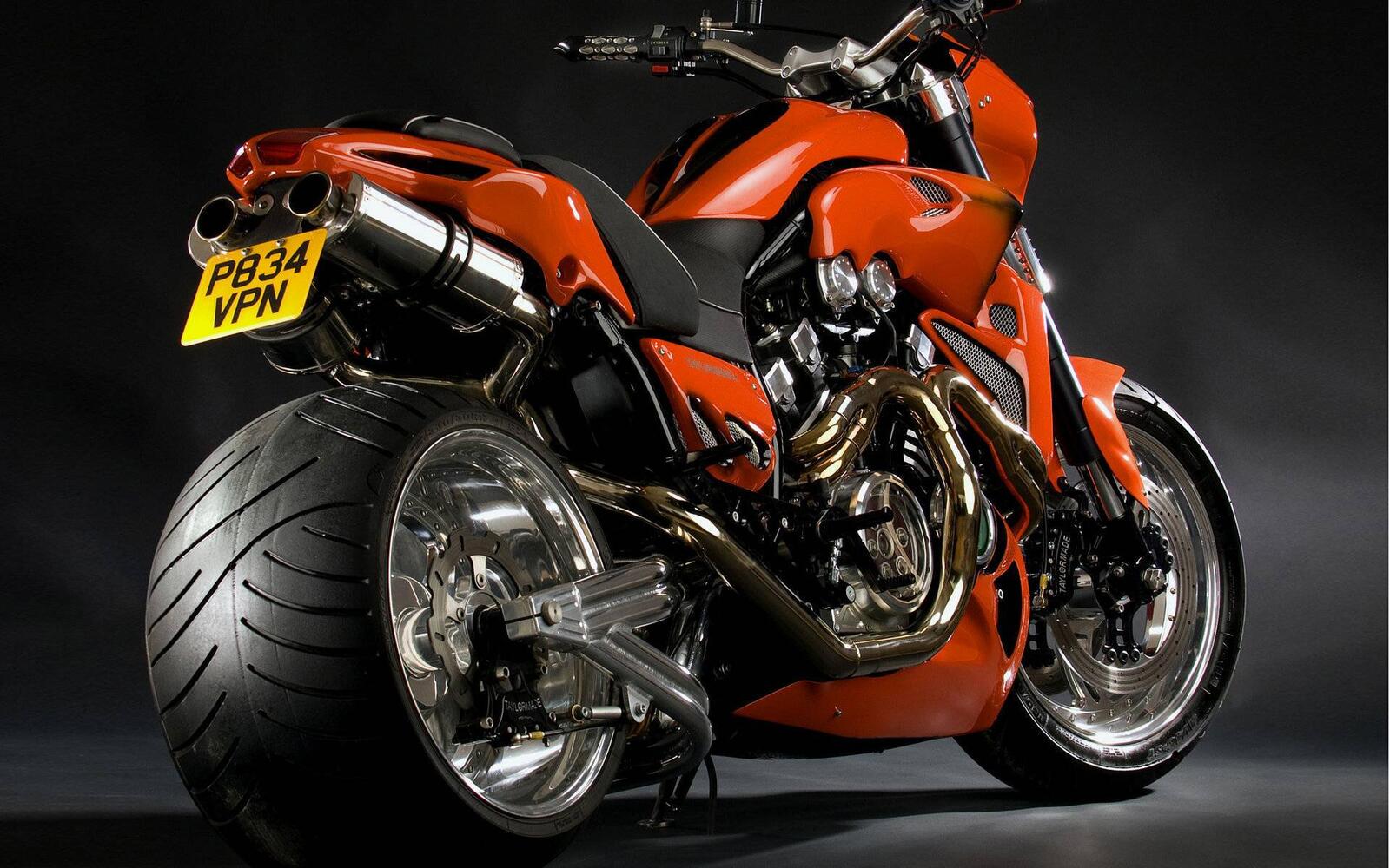 Wallpapers sportbike red engine on the desktop