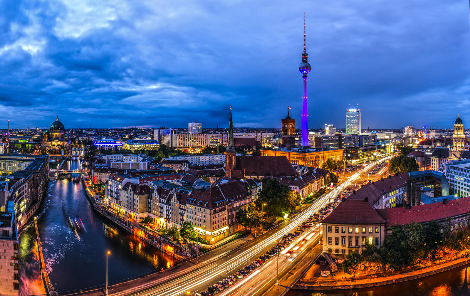Обои Берлин столица городской пейзаж на рабочий стол