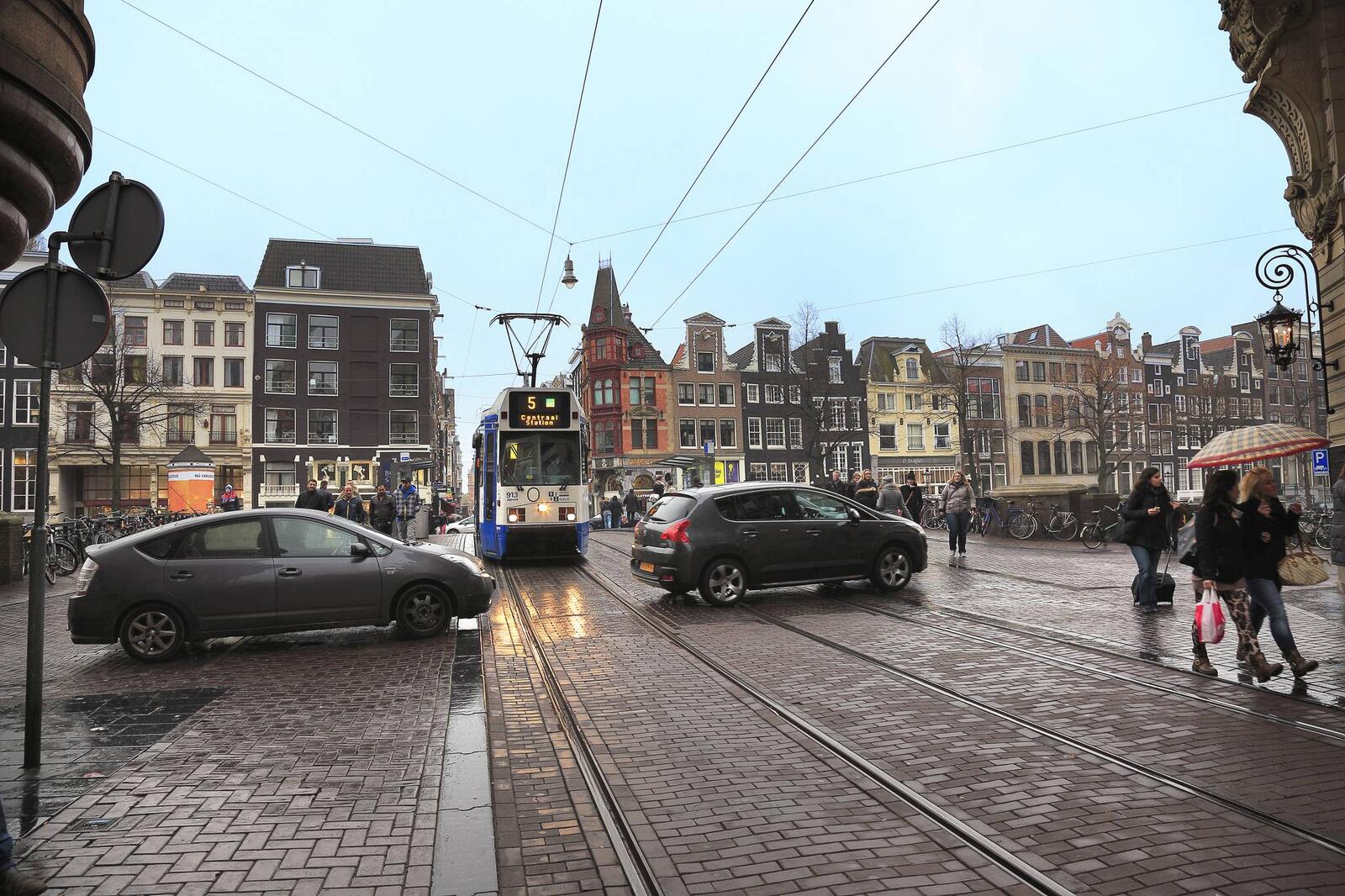 Обои панорама дорога столица и крупнейший город нидерландов на рабочий стол