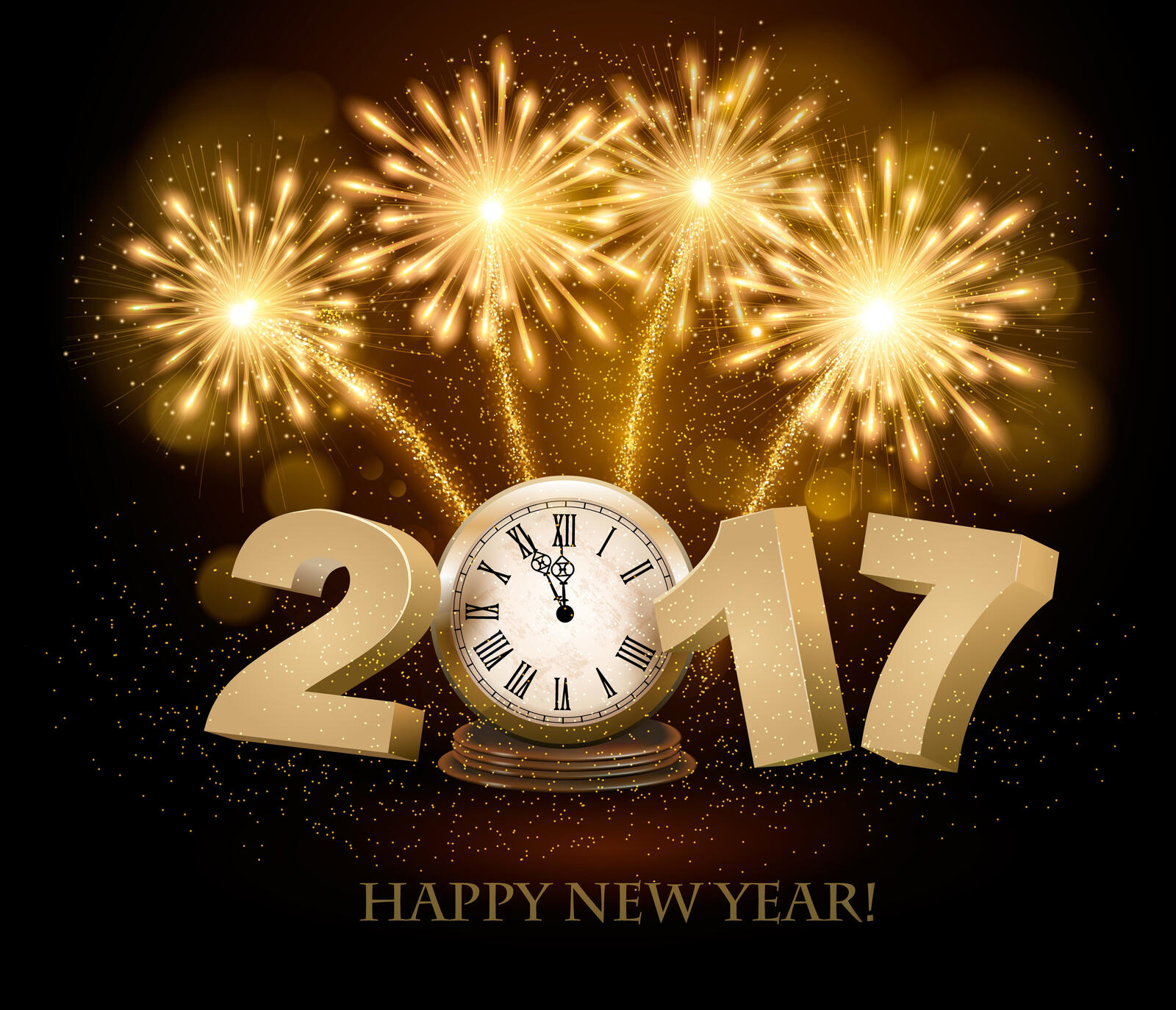 Wallpapers 2017 new year wallpapers with the new 2017 year on the desktop