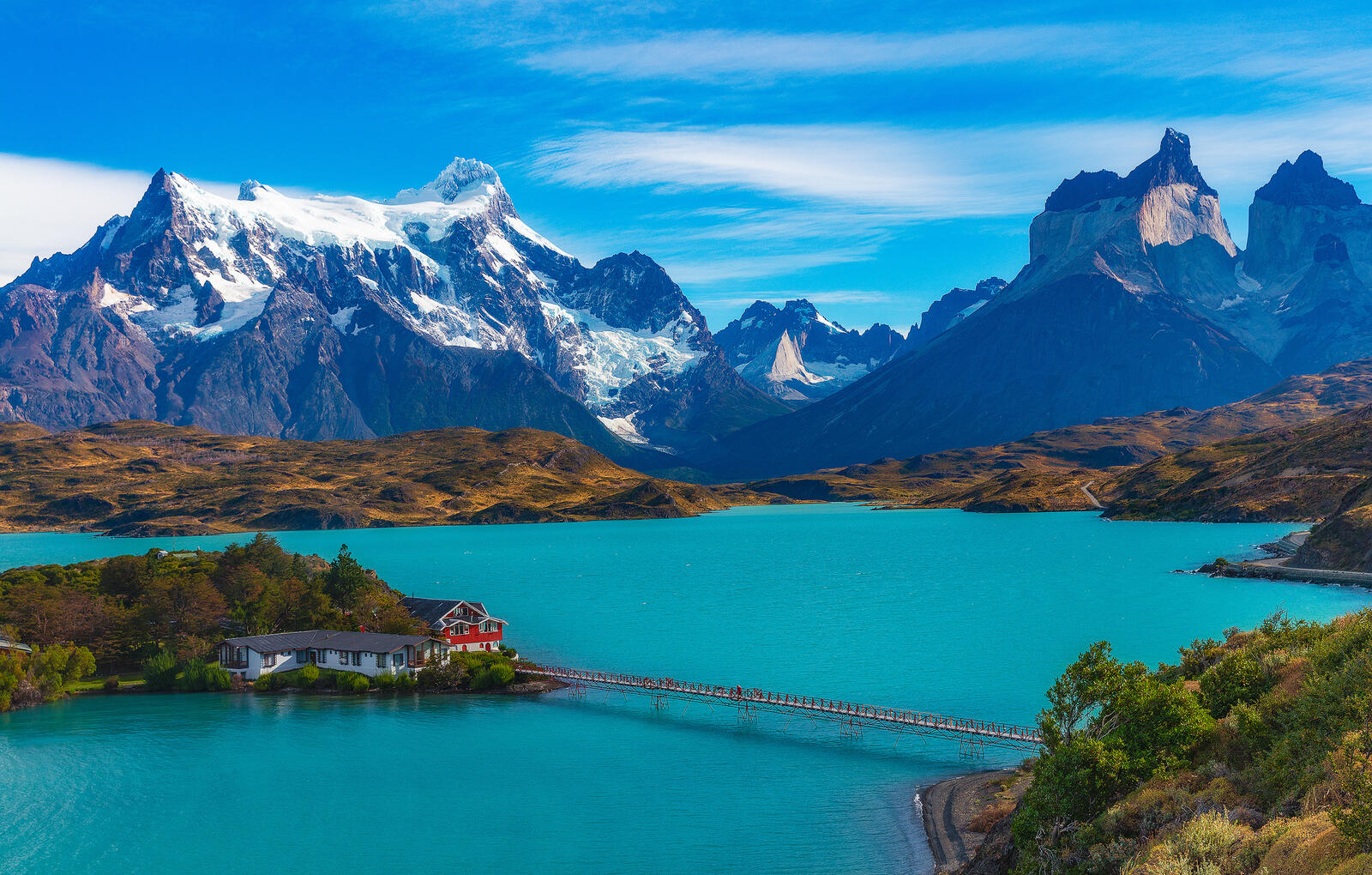 Wallpapers Patagonia Torres del Paine Hotel on the desktop