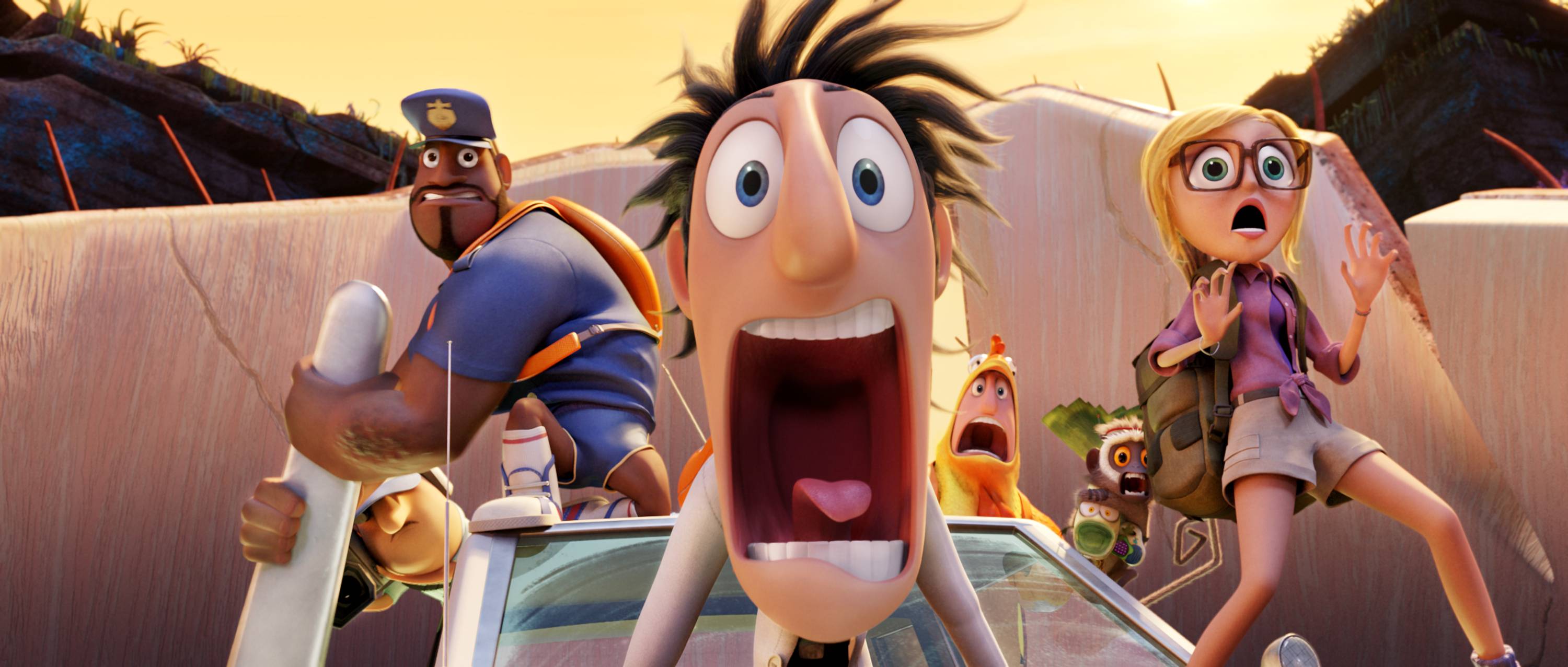 Wallpapers comedy Cloudy 2 Revenge of GMO Cloudy with a Chance of Meatballs 2 on the desktop