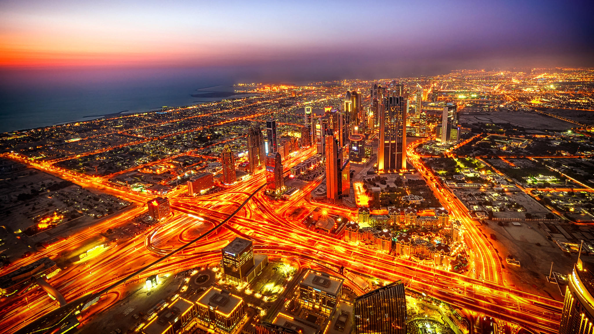 Photo free dubai, UAE, view from the top