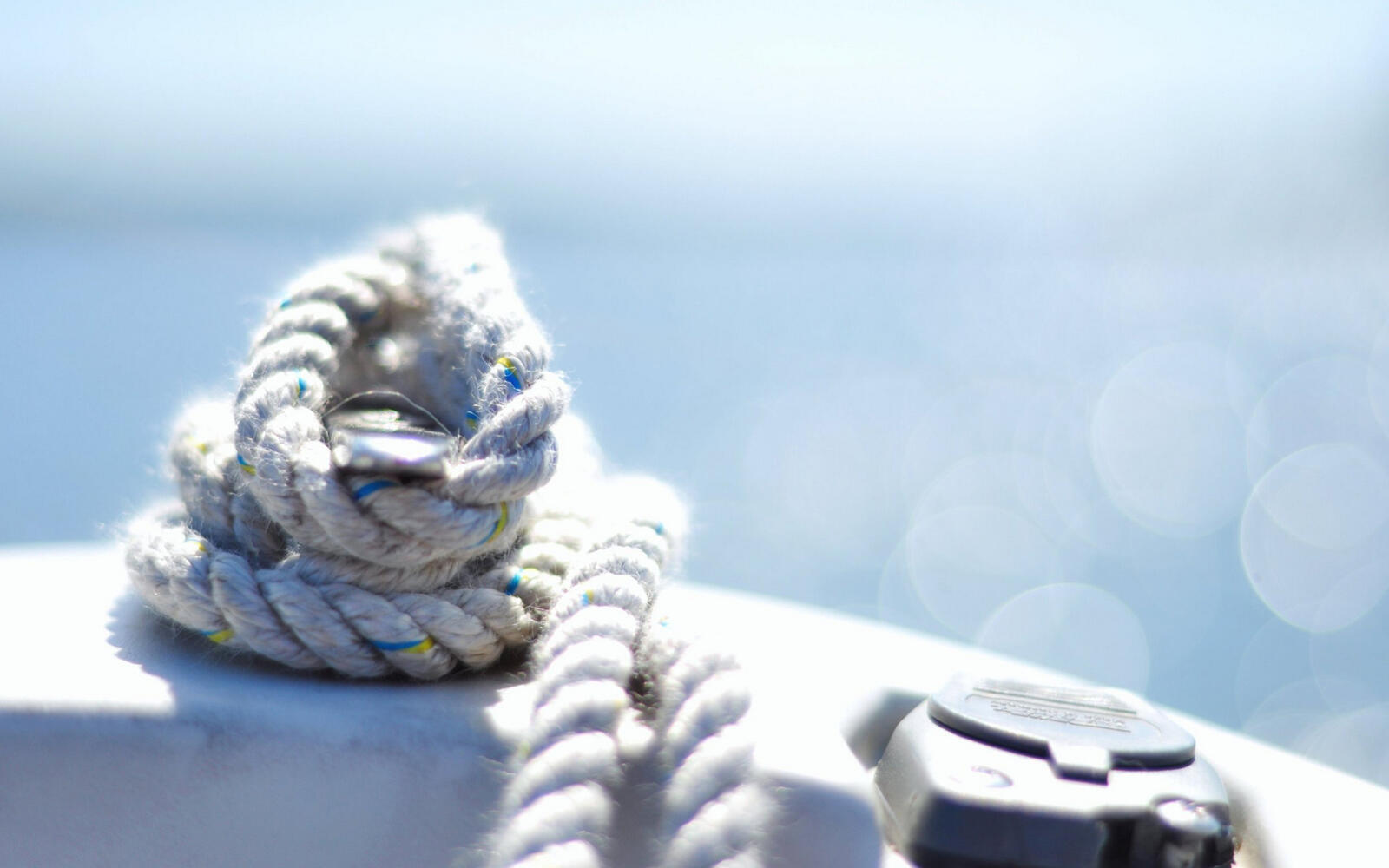 Wallpapers rope compass sea on the desktop