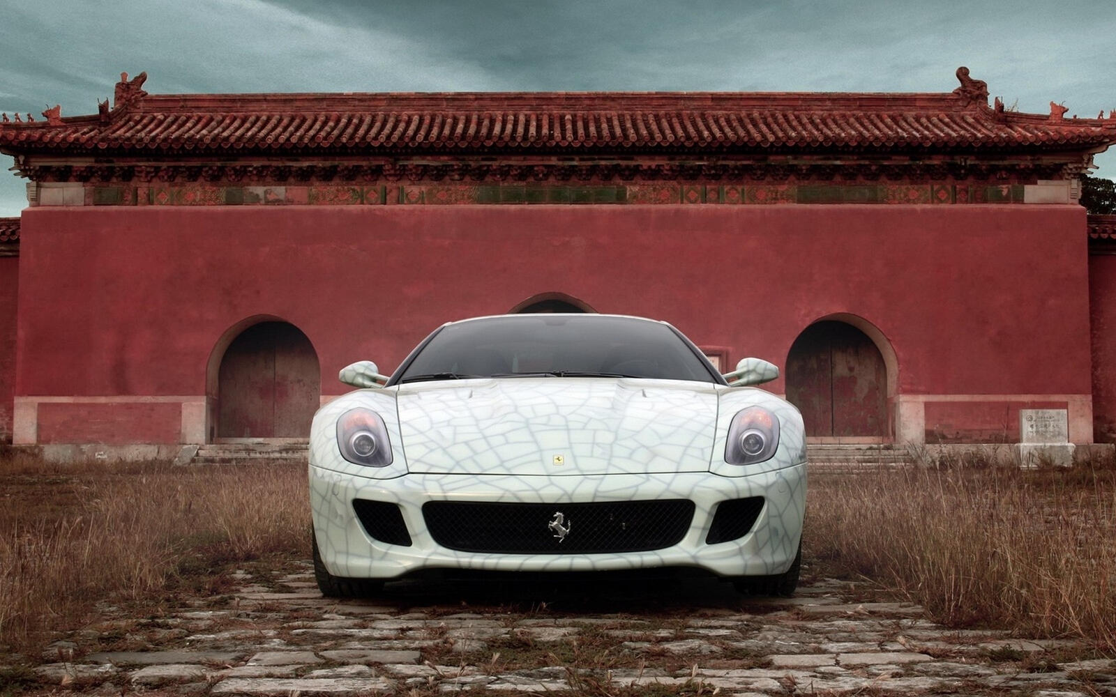 Wallpapers Ferrari marble sports car on the desktop