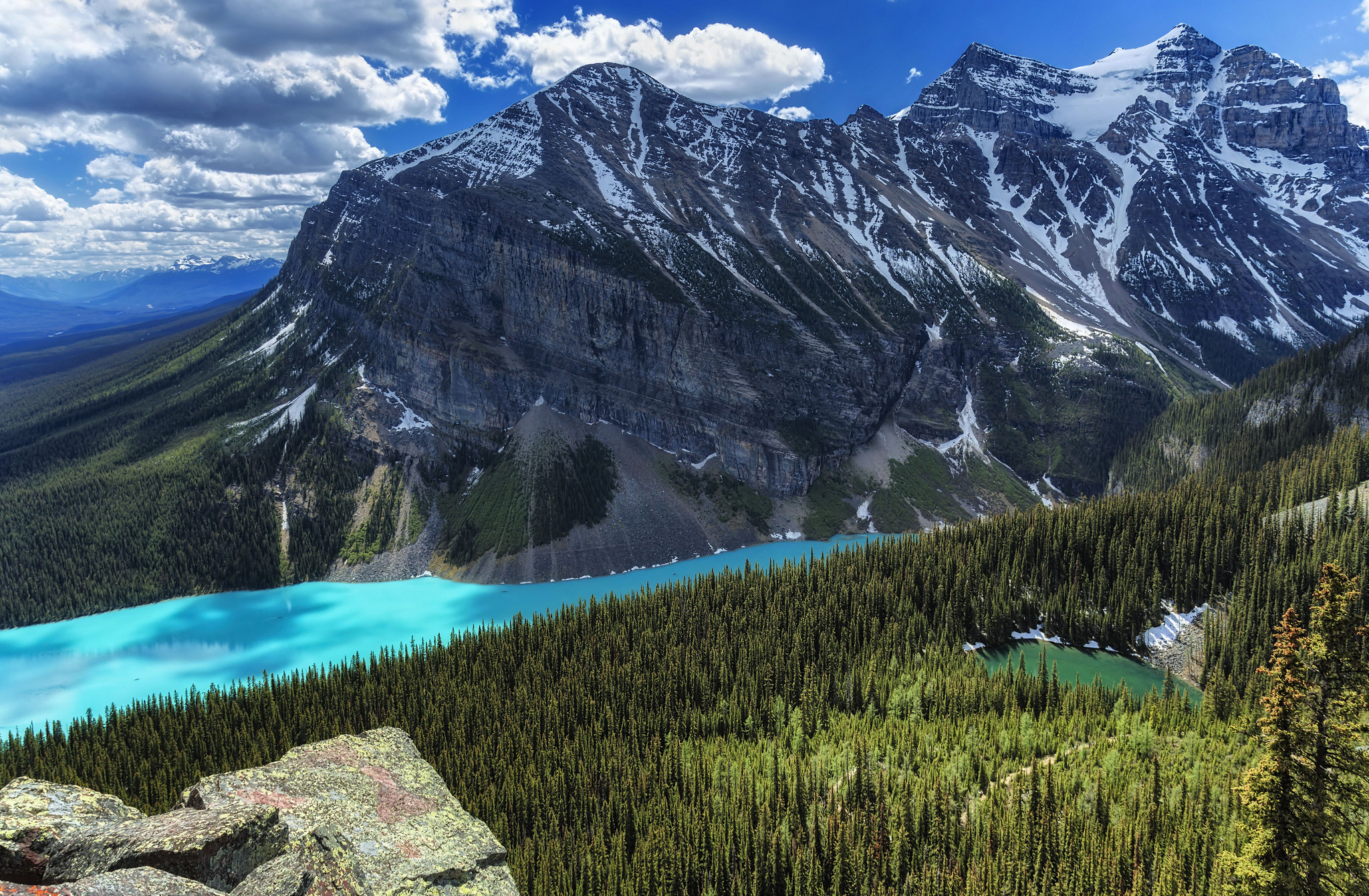 Wallpapers landscapes Banff National Park Alberta on the desktop