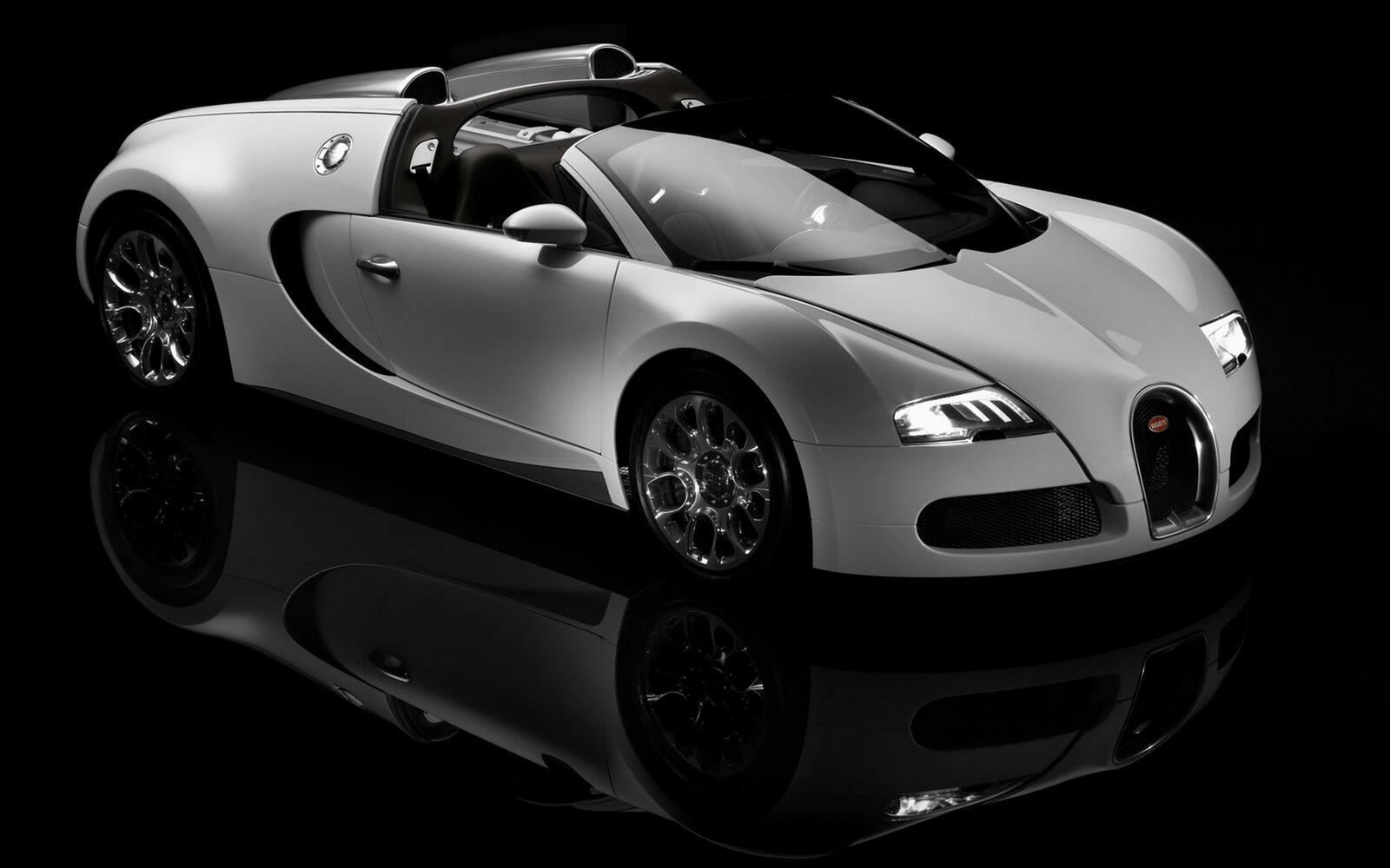 Wallpapers bugatti veyron sports car cabriolet on the desktop