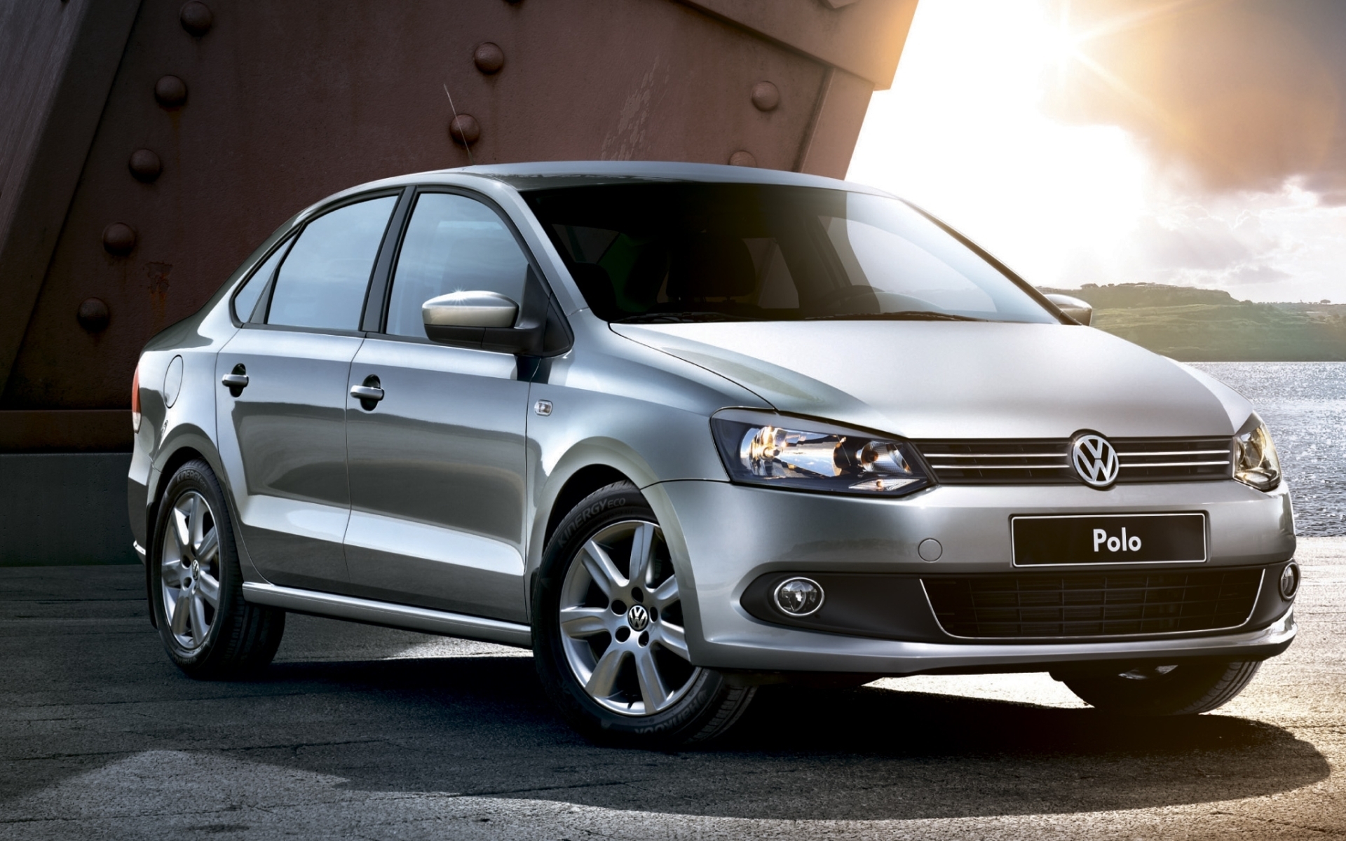 Wallpapers Volkswagen Polo Silver on the desktop