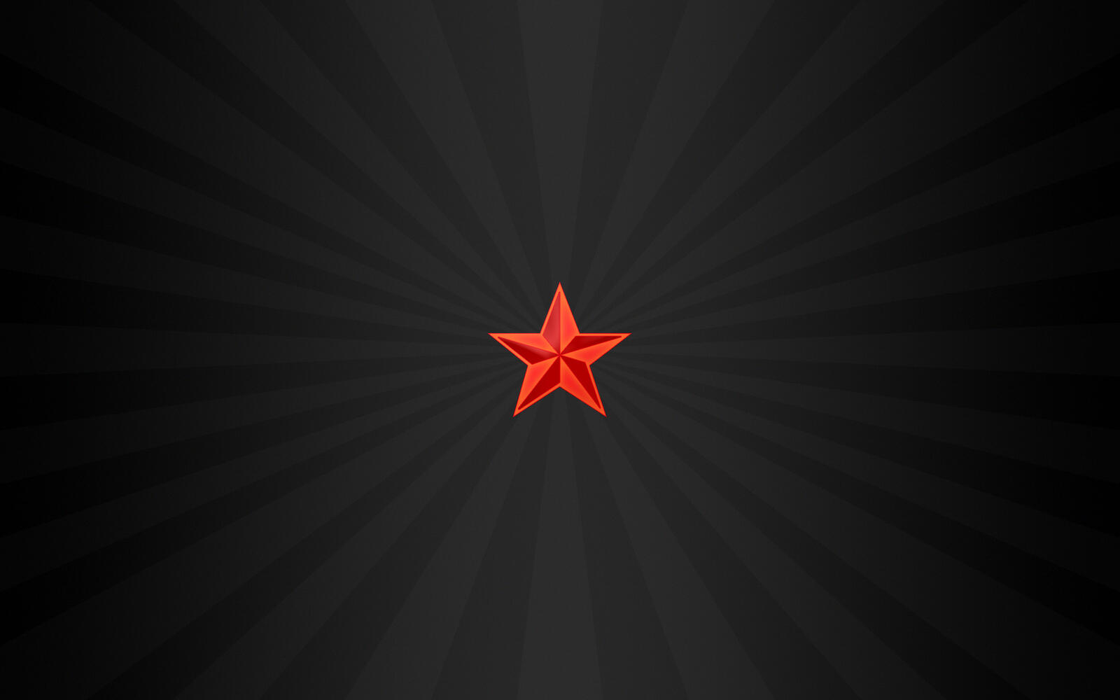 Wallpapers star red five-pointed on the desktop