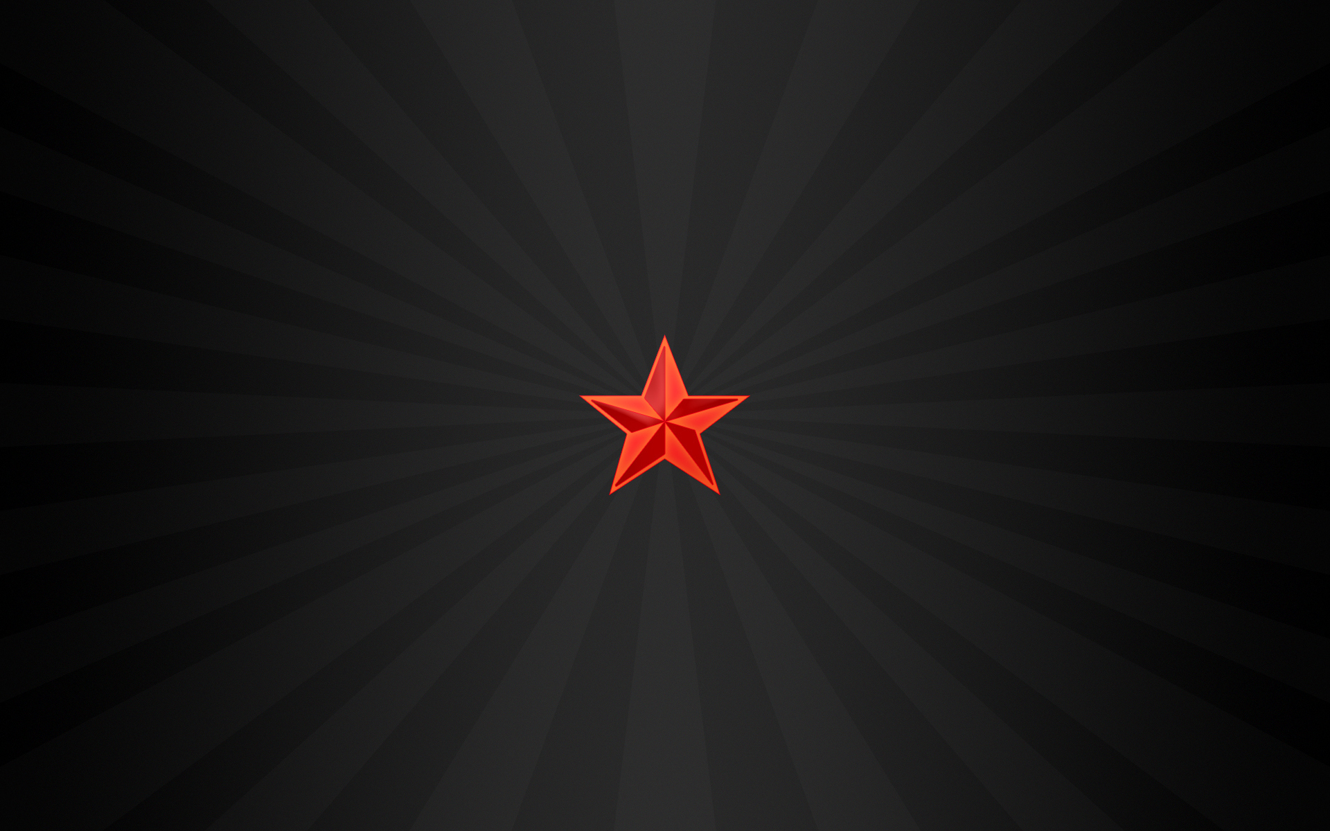 Wallpapers star red five-pointed on the desktop