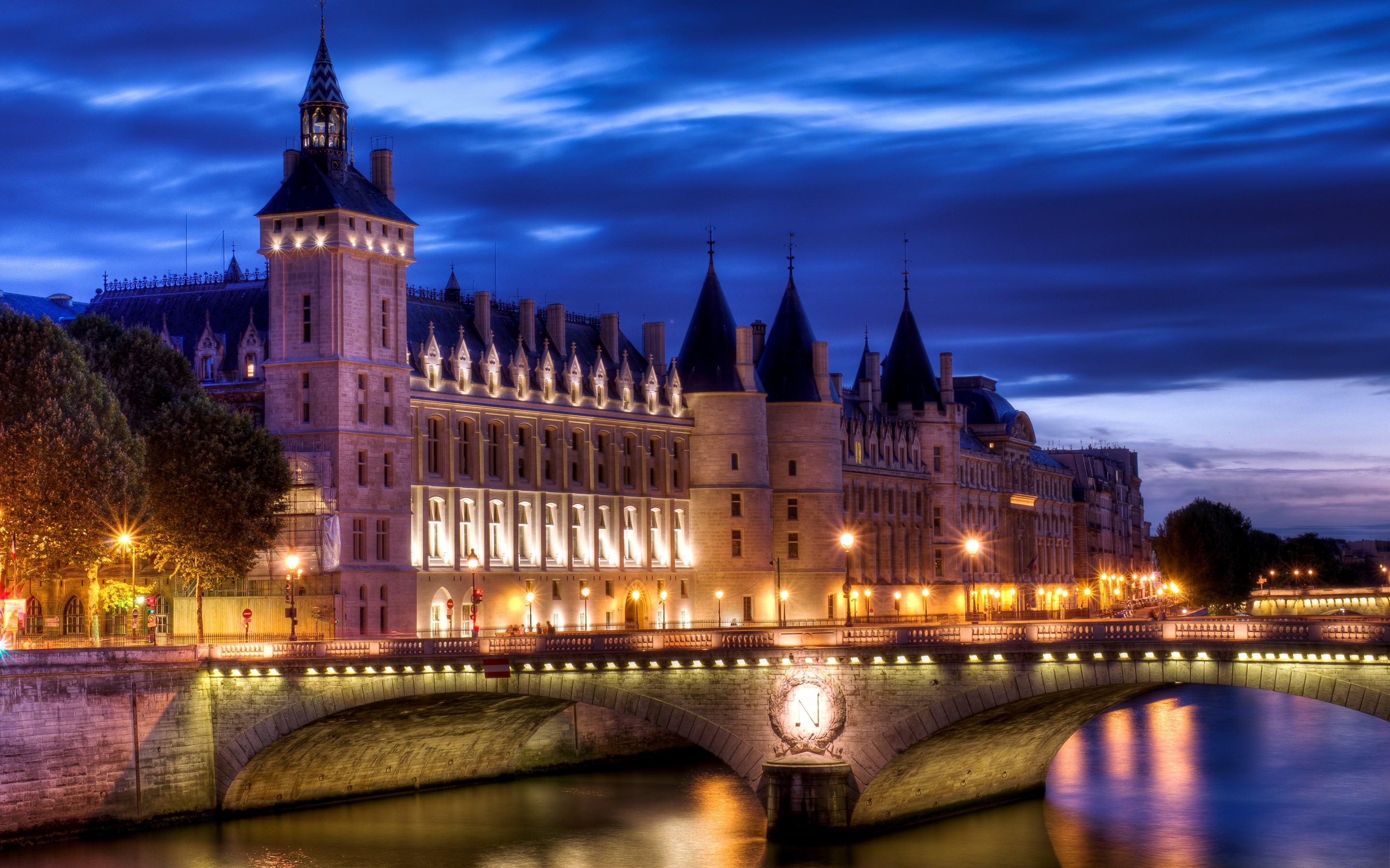 Бесплатное фото Замок в Париже Консьержери