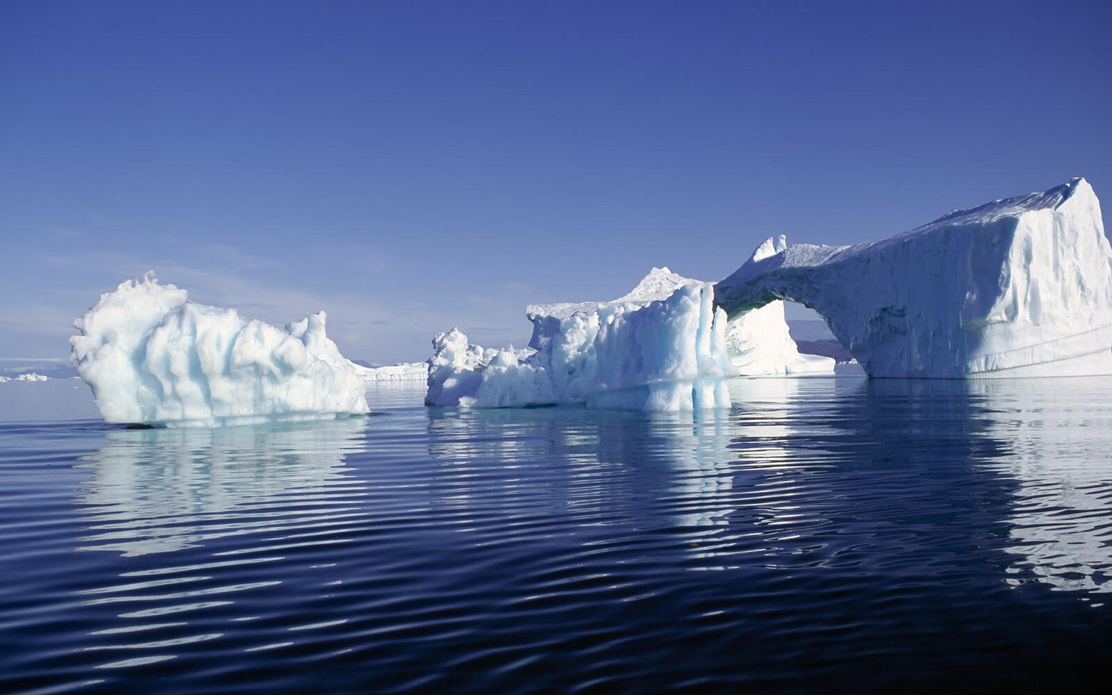Обои океан льдины айсберг на рабочий стол
