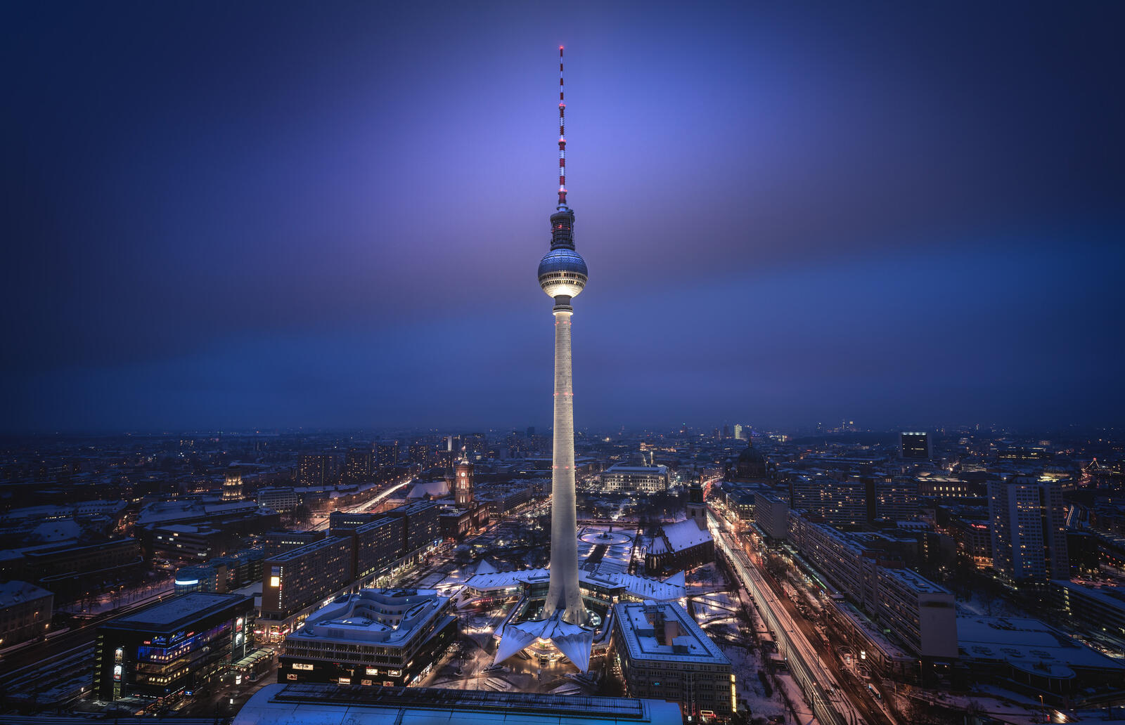 Wallpapers TV tower cityscape city on the desktop
